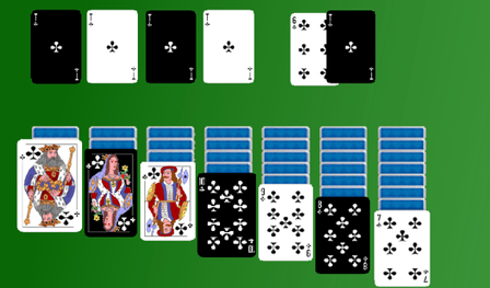 Clubs Solitaire: Slicing