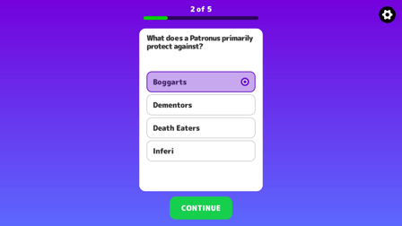 Patronus Quiz - Screenshot 1