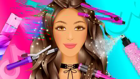 Fashion Girls: Makeup Salon - Screenshot 1