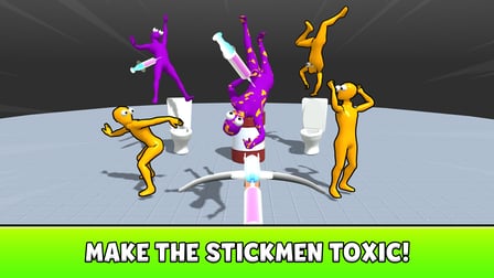 Spray Attack Playground! Infect All Enemies! - Screenshot 2