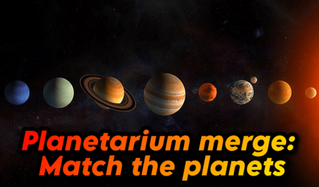 Planetarium merge: Match the planets