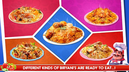  Biryani Recipes and Super Chef Cooking Game 