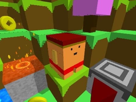 Blocky Rush Downhill