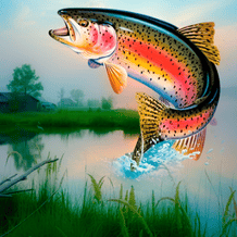 Summer Fishing in Village 2048!
