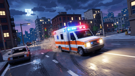 Emergency Ambulance Driving Game