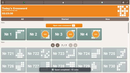 Crosswords: Big Collection - Captura de tela 3