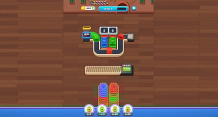 Wood Hexa Factory! - Screenshot 1