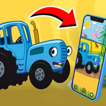 What's in the Blue Tractor's Phone!
