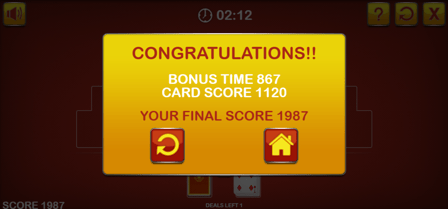 TriPeaks Solitaire Classic - Screenshot 1