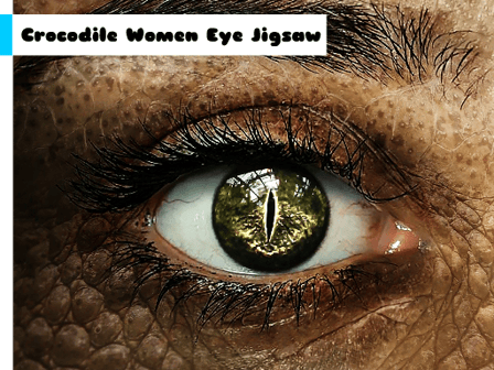 Crocodile Women Eye Jigsaw