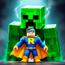 Obby Robbie: Monster Fighting Simulator