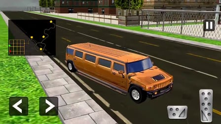 Big City Limo Car Driving 3D