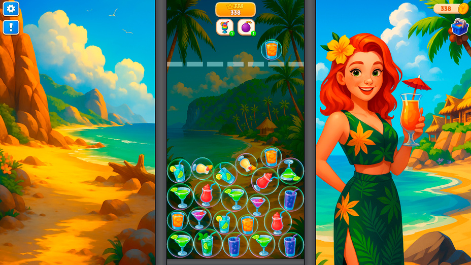 Merge Cocktails: A Hot Party! cover