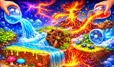 Infinite Sandbox: World of Living Reactions