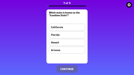 Name The States Quiz - Screenshot 1