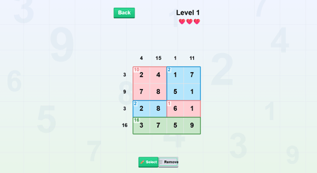 Number Sums - Screenshot 1