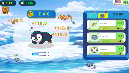 Penguin Clicker Fiesta - Screenshot 1