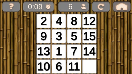 Fifteen puzzle: Shuffle - Screenshot 4