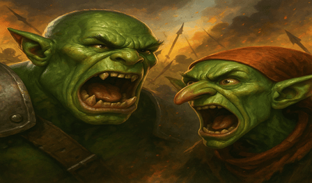 Orchi vs Goblin