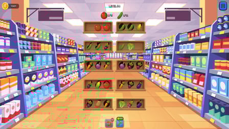 Veggies by Shelves: Match3 - Screenshot 2