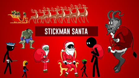 Stickman Santa