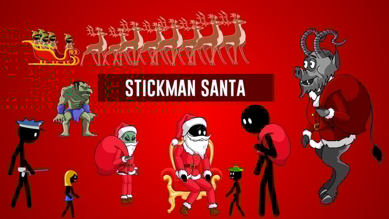 Stickman Santa