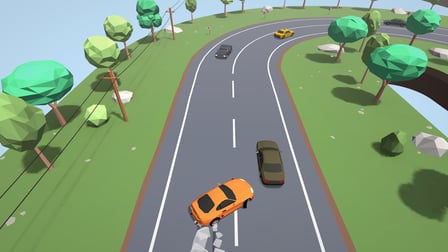 Polygon Drift: Endless Traffic Racing