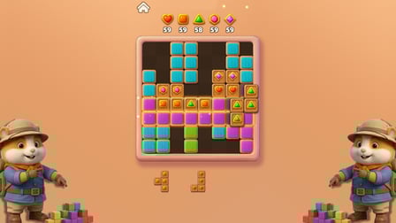 Hamster Block Blast - Screenshot 3