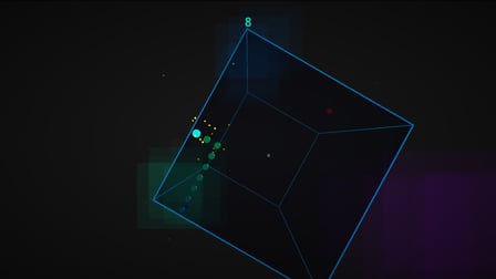 Space Snake 3D - Snake on a Cube - Screenshot 3