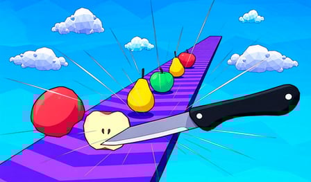 Knife in the Sky: Fruit Cutting