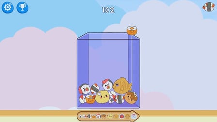 Sushi Merge: Reach Sake Maki - Screenshot 1