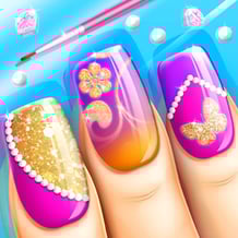 Masha gets a manicure