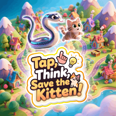 Tap, Think, Save the Kitten! thumbnail