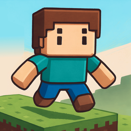 Steve parkour in mine