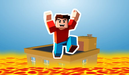 Obby Parkour: Lava Tsunami