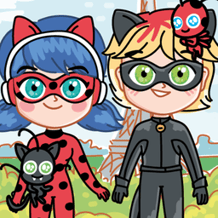 Ladybug and Cat Noir Dress up