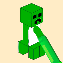 Minecraft ASMR Drawing Machine