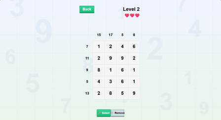 Number Sums - Screenshot 2