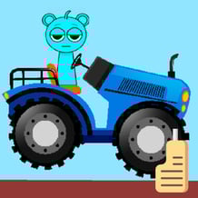 Sprunki Niebieski Traktor