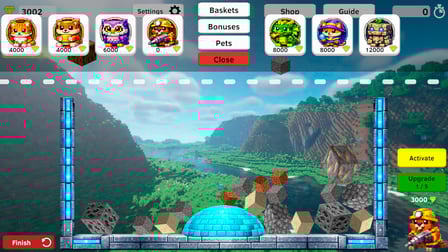 Merge cubes - reach the bedrock - Screenshot 5