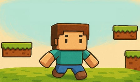 Steve parkour in mine