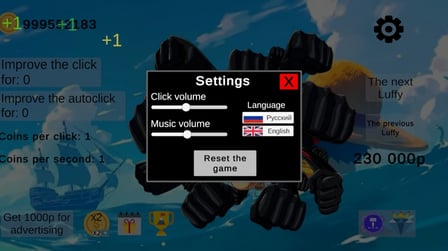Luffy Clicker - Screenshot 2