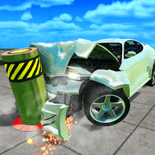 Drive Balok: Simulator Uji Tabrakan Mobil