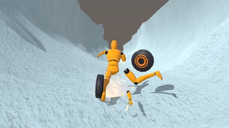 Ragdoll Racing: Extreme Downhill! - Screenshot 1