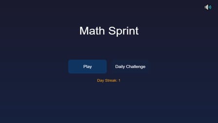 Math Sprint - Screenshot 1