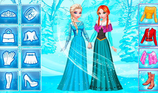 Elsa Anna Frozen Dress Up: Icy Princess — jugar en