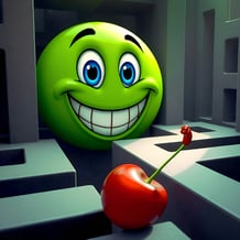Smiley in the maze