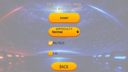 2D Air Hockey: New Modes and Difficulty! - Screenshot 4