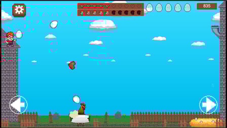 Rooster vs. boy - Screenshot 2