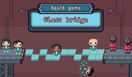 Squid game - glass bridge